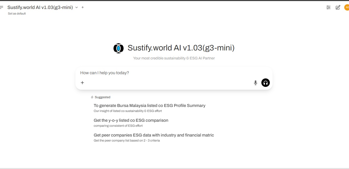 chat.sustify.world UI